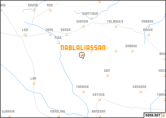 map of Nablaliassan