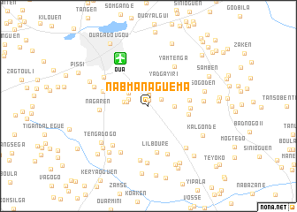 map of Nabmanaguéma