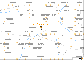 map of Nabmayaoren