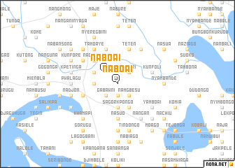 map of Naboai