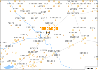 map of Nabodogo