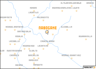 map of Nabogame