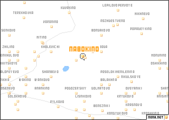 map of Nabokino