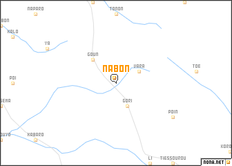 map of Nabon