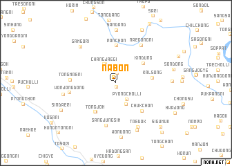 map of Nabon