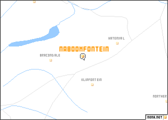 map of Naboomfontein
