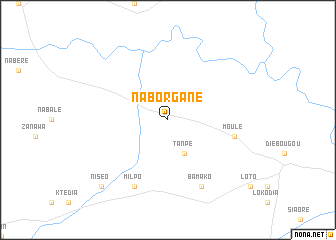 map of Naborgane