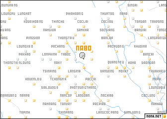 map of Nà Bó