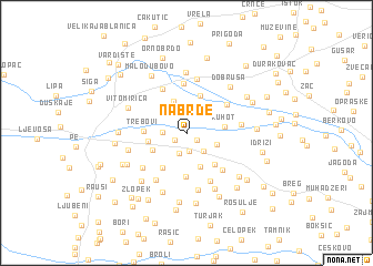 map of Nabrđe