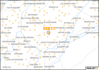 map of Nabtīt