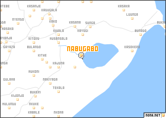 map of Nabugabo