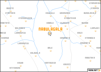 map of Nabulagala