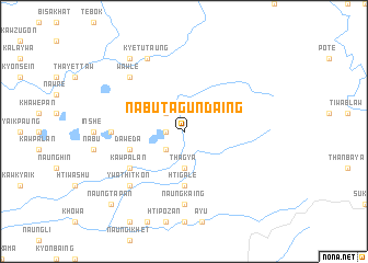 map of Nabu Tagundaing