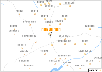 map of Nabuwama