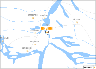 map of Nabwān