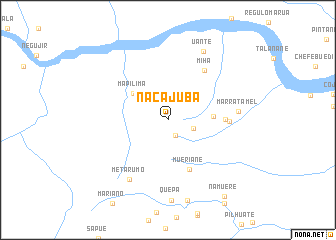 map of Nacajuba