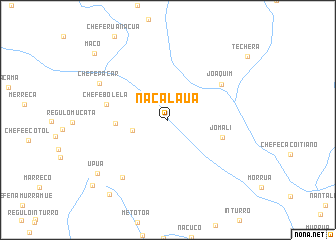 map of Nacalaua