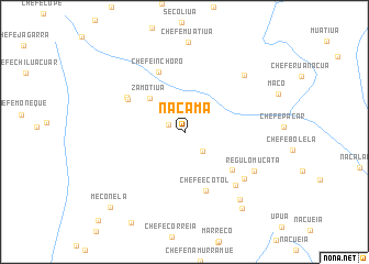 map of Nacama