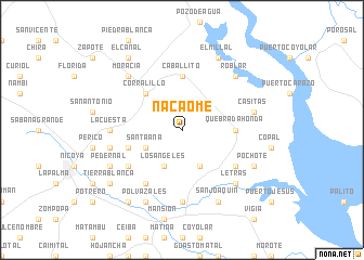 map of Nacaome