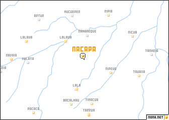 map of Nacapa