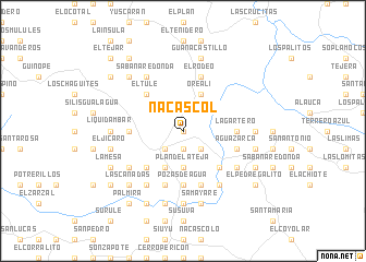 map of Nacascol