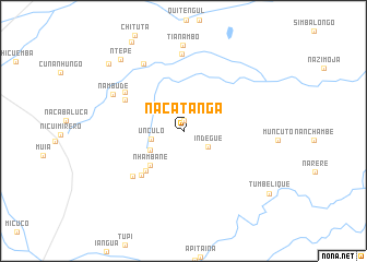 map of Nacatanga