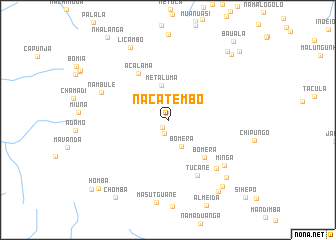 map of Nacatembo