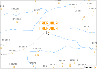 map of Nacavala