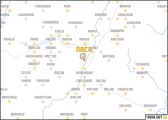 map of Na Ca