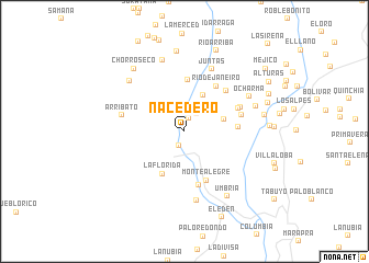 map of Nacedero
