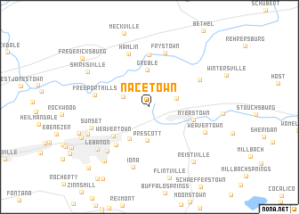 map of Nacetown