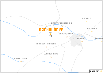 map of Nachal\