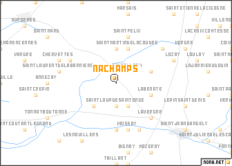 map of Nachamps