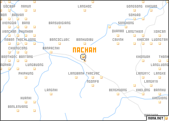 map of Nà Chạm