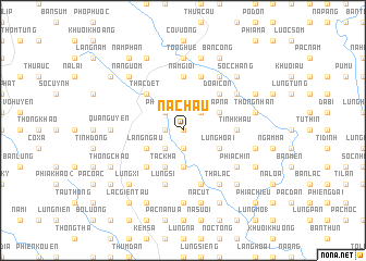 map of Nà Chau
