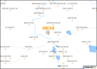 map of Nacha