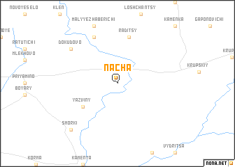 map of Nacha