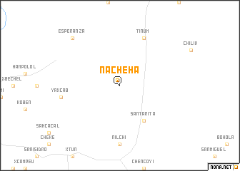 map of Nachehá