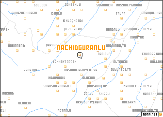 map of Nāchīd Gūrānlū
