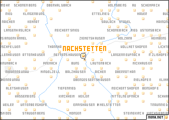 map of Nachstetten