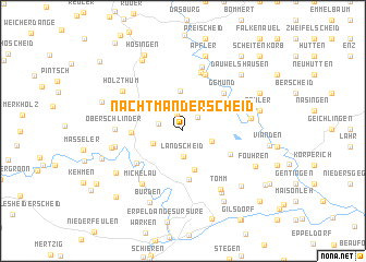 map of Nachtmanderscheid