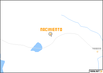 map of Nacimiento