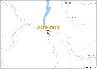 map of Nacimiento