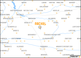 map of Nackel