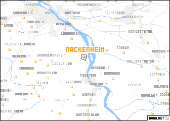 map of Nackenheim