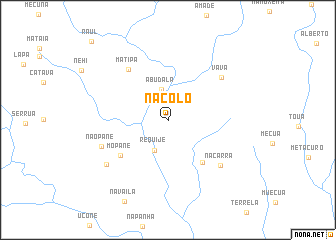 map of Nacolo