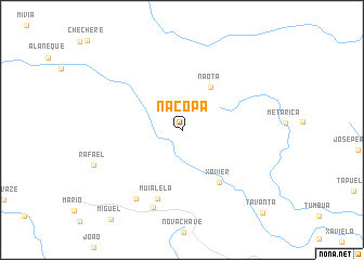 map of Nacopa