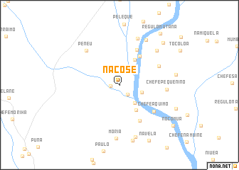 map of Nacose