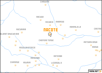 map of Nacote