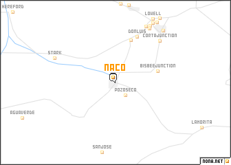map of Naco